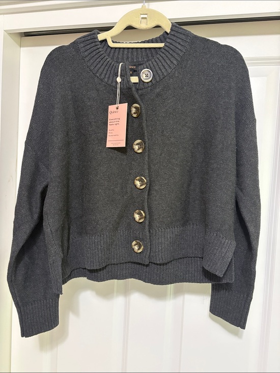 Quince Sweaters - Quince Cropped Cardigan NWT size S
